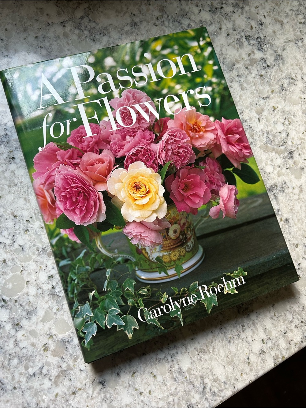 90's Vintage A Passion for Flowers Coffee Table Book